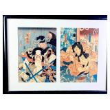 Utagawa Kunisada (Sandai Toyokuni) Woodblock Pair