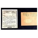 V-Mail July 14, 1944 13th Photo Recon Squadron WAA