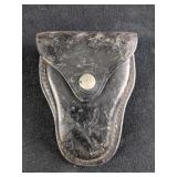 Black Leather Handcuff Case Bucheimer
