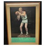 Framed Larry Bird Autographed Numbered Poster R69