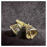 1967 Sterling 800 Bells Gold and Silver Tone Bell