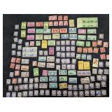 Over 160 Vintage US Postal Stamps