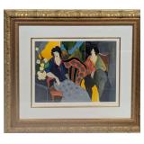Framed S&N Itzchak Tarkay Quiet Times
