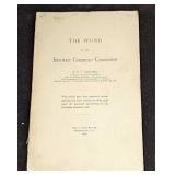 1905 The Work Of The Interstate Commerce Commissio