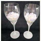 Mom and Dad Customized Wine Glasses