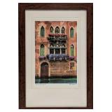 Framed Martin Roberts Venice Facade 1 Photo Print
