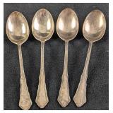 Sterling Silver Spoons Set of 4