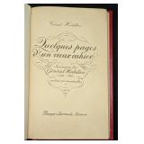 Quelques Pages D'un Vieux Cahier Hardcover Book