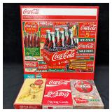 Coca Cola Coke Playing Cards and Puzzle Set