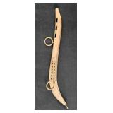 Vintage Wooden and Cast Iron Steel Horse Yoke Harn