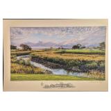 Linda Hartough Artist Proof Litho Golf Sea Island