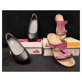 Orthaheel Samoa Slide Sandals and Alegria Black Ba