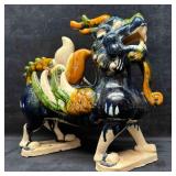 Chinese Sancai Glazed Ceramic Chimera Figurine Min