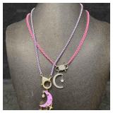 Pink Purple Chain Melania Clara Assorted Necklace