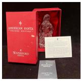Waterford Crystal American Santa Second Edition In