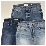 Three Women Denim Jeans Lot Etica Frame Good Ameri