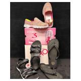 Sketchers GO Walk Sneakers with Ryka and Reef Blac