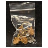 1.1 OZ All American Trinket Bag Mixed Metals Charm