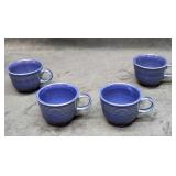 4 Twilight Fiestaware Flat Cups B