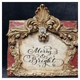 Michelle Butler Designs Merry and Bright Plaque Sm