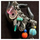 Napier Asian-Inspired Silver Toned Metal Glass Cha