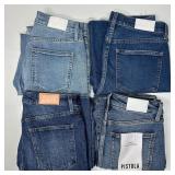Lot of 4 Pistola Los Angeles Women Denim Jeans Siz