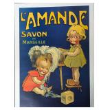 L'Amande Savon de Marseille French Soap Reproducti