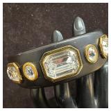 Rodrigo Otazu Resin Wood Cuff Bangle Bracelet Ital