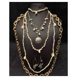 5pc Washed Ashore Mixed Costume Jewelry Lot