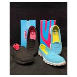 Sketchers GO Walk Series Slip-On Sneakers Bundle