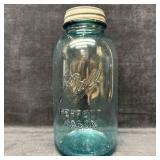 Mold 1 Underlined Antique Aqua Blue Ball Perfect M