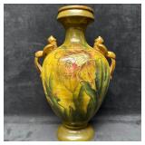 Antique Art Pottery Amphora Japanese Style Vase Ph