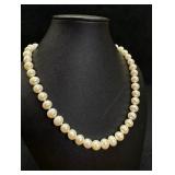 18' Cultured Pearl Necklace Sterling Clasp