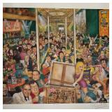 Absolut Robert Cenedella Cafe Carillon Hand Signed