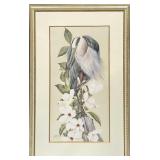 Framed S&N Art Lamay Great Blue Heron Print