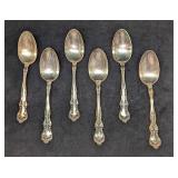 6 Vintage Holmes & Edwards Venice Serving Spoons