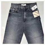Mother Denim The Rambler Zip Flood Jeans Size 27 w
