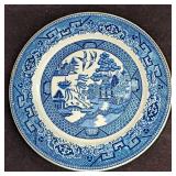 Vintage Blue Willow 9' Dinner Plate