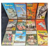 12 Vintage 1950s 1960s American Modeler Magazines