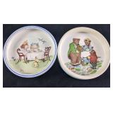 Nursery Rhyme Plates Kids Illustrations Plates