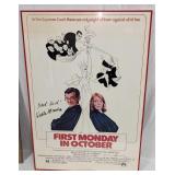 Walter Matthau Autographed First Monday In October
