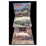 3 Sealed Classic Magnificent Trains Calendars