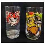 Set of 2 Nostalgic Cartoon Glasses