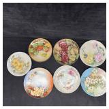 Floral Hand Painted Decorative Flower Porcelain Pl