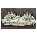 Pewter Santa's Express Joyous Noel Figurine