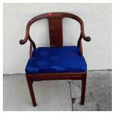 Vintage Chinese Carved Wood Ming Style Horseshoe B