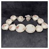 Royal Sealy China Tea Coffee Set Cups Plates Set o