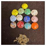 Murano Venetian Art Glass Lamp Work Multi Colored