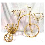 Vintage Bicycle Plant Stand Garden Sculpture