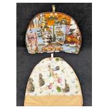 2 Cats And Rabbit Easter Print Cozy